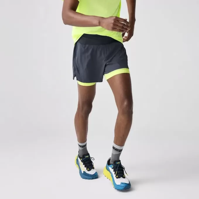Short 2 en 1 Brooks High Point 5&Prime; 2.0