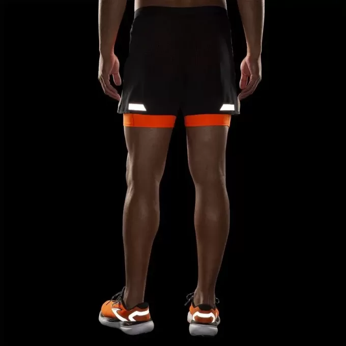 Short 2 en 1 Brooks Run Visible 5&Prime; 2.0